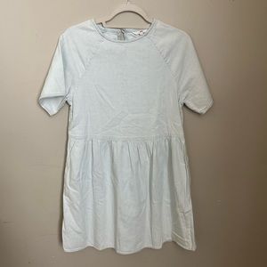 Levi’s Denim Babydoll Loose Casual Denim Jean Poppy Dress Light Wash Color